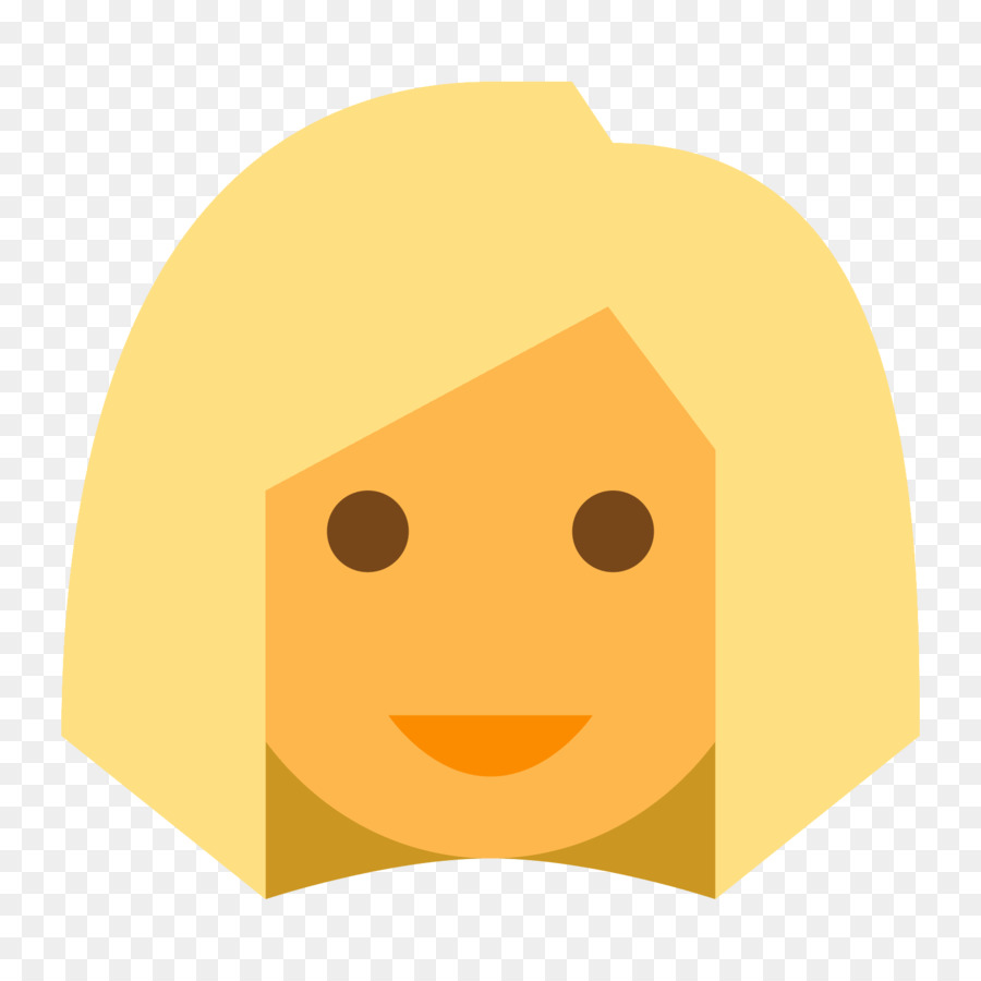 Emoji De Menina Loira，Face PNG