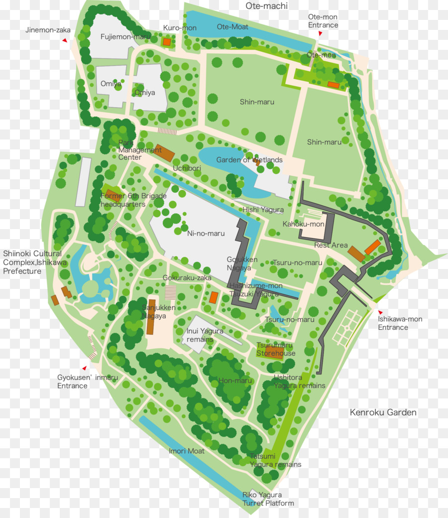 Mapa Do Parque，Jardim PNG