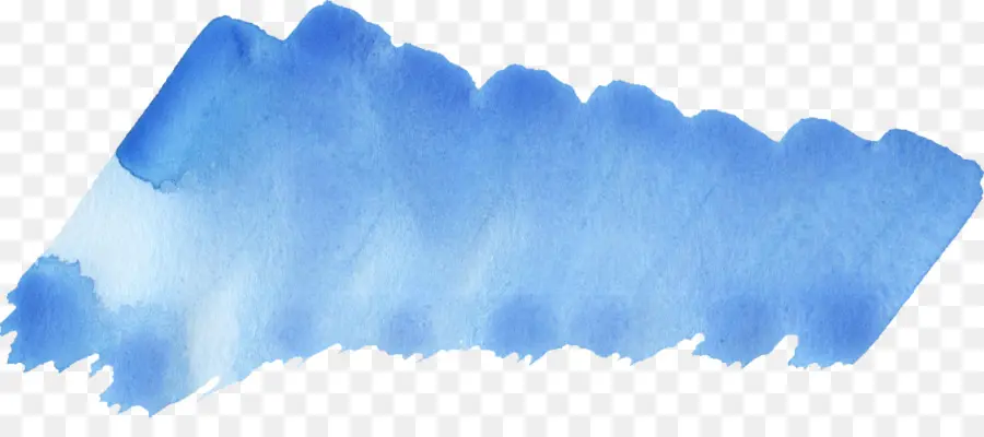 Pintura Em Aquarela，Azul PNG