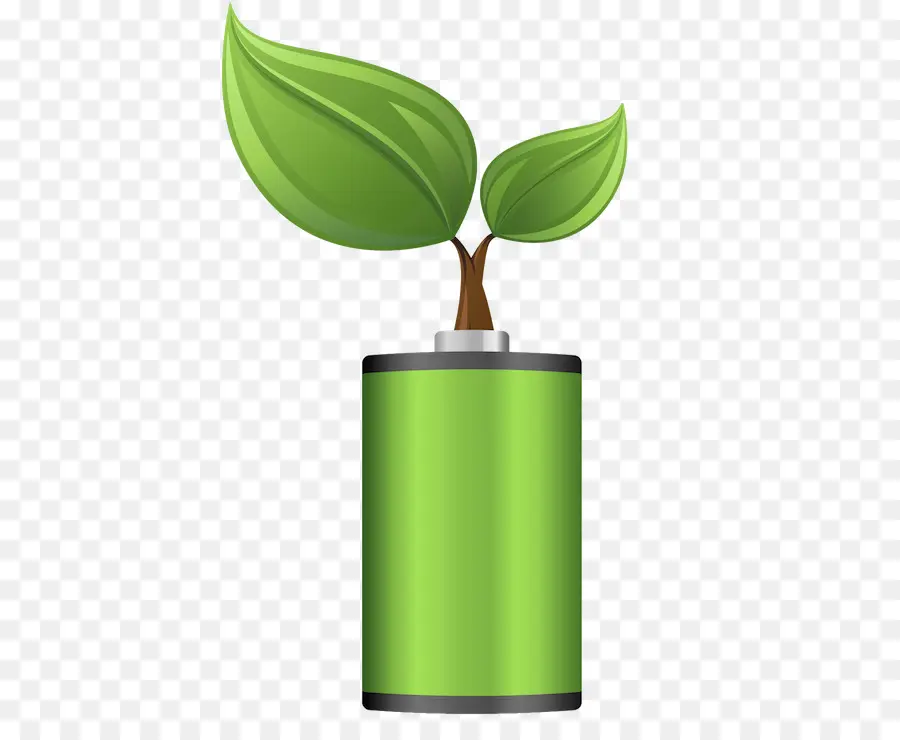 Bateria Verde，Ecológico PNG