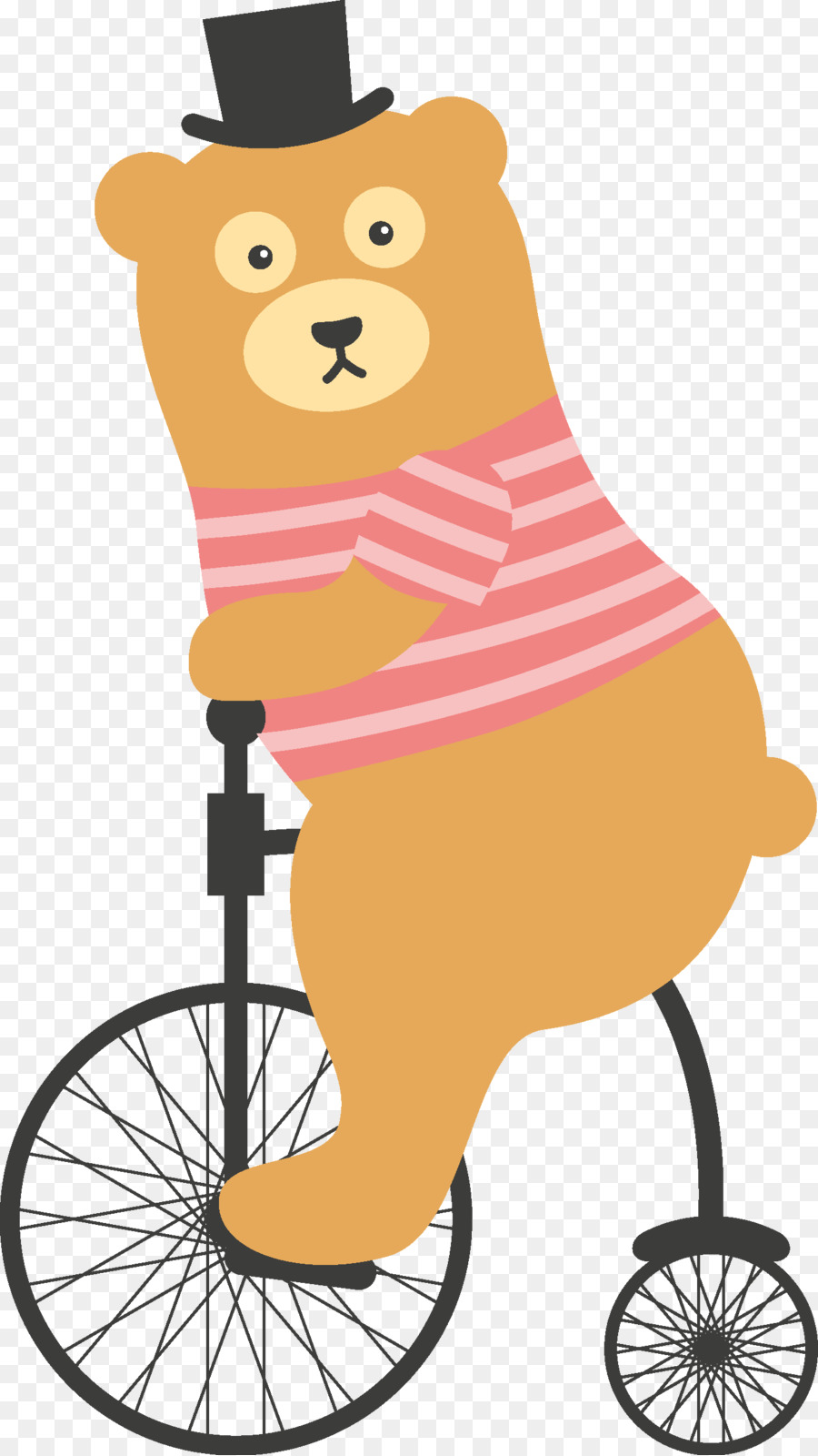 Urso De Bicicleta，Animal PNG