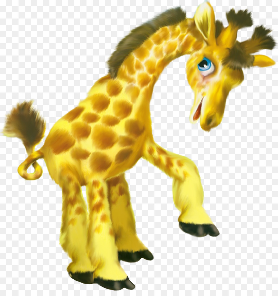 Girafa De Desenho Animado，Bonitinho PNG