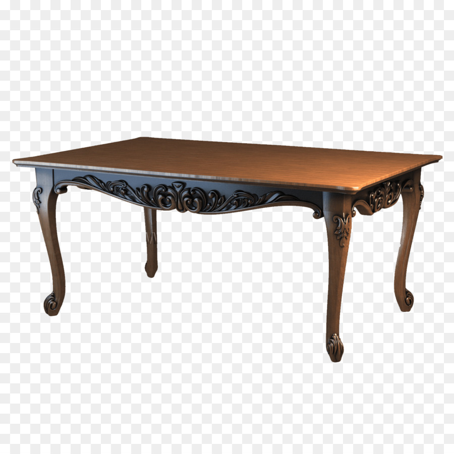 Mesa Com Tampo De Vidro，Pernas De Madeira PNG