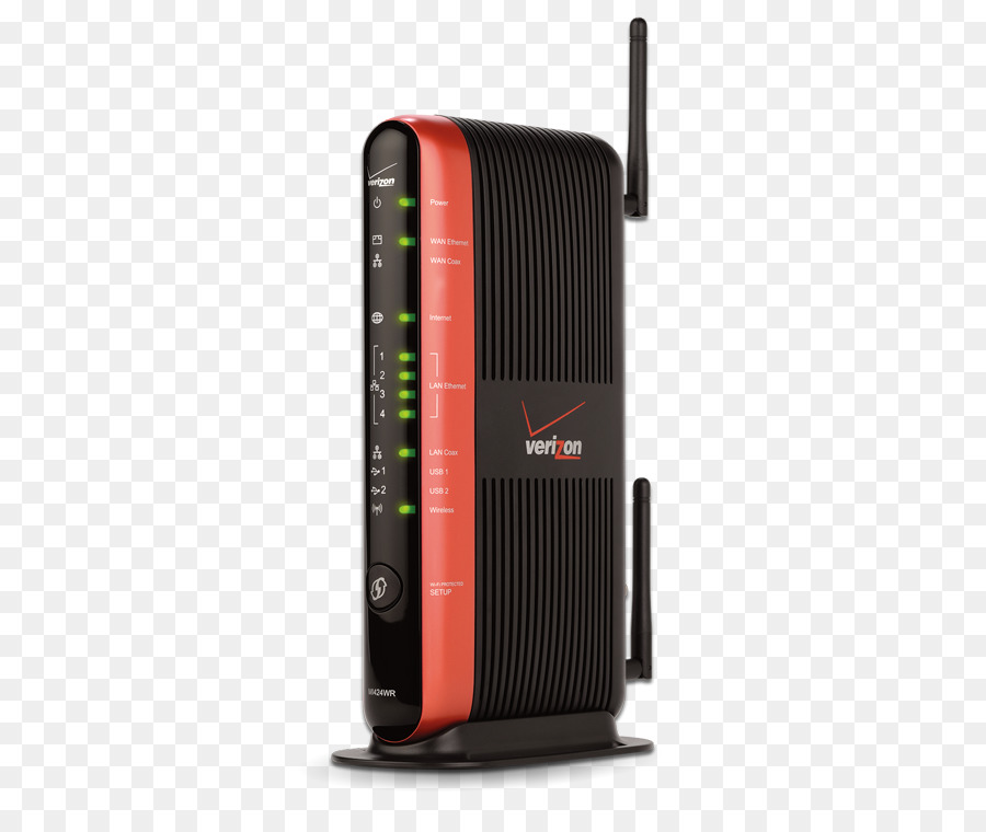 Roteador，Verizon Fios Actiontec Mi424wr PNG