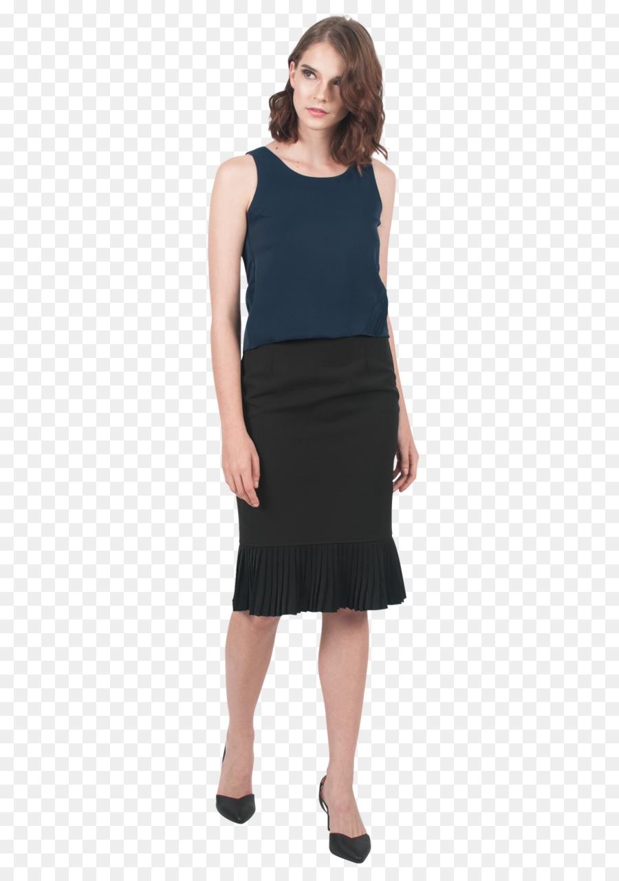 Mulher De Vestido Preto，Vista Traseira PNG