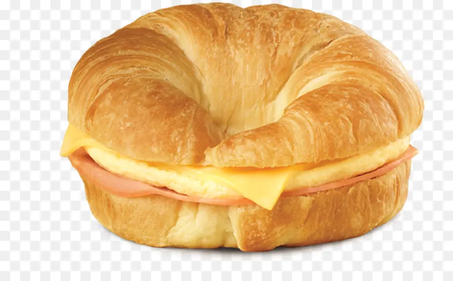 Croissant，Breakfast Sandwich PNG