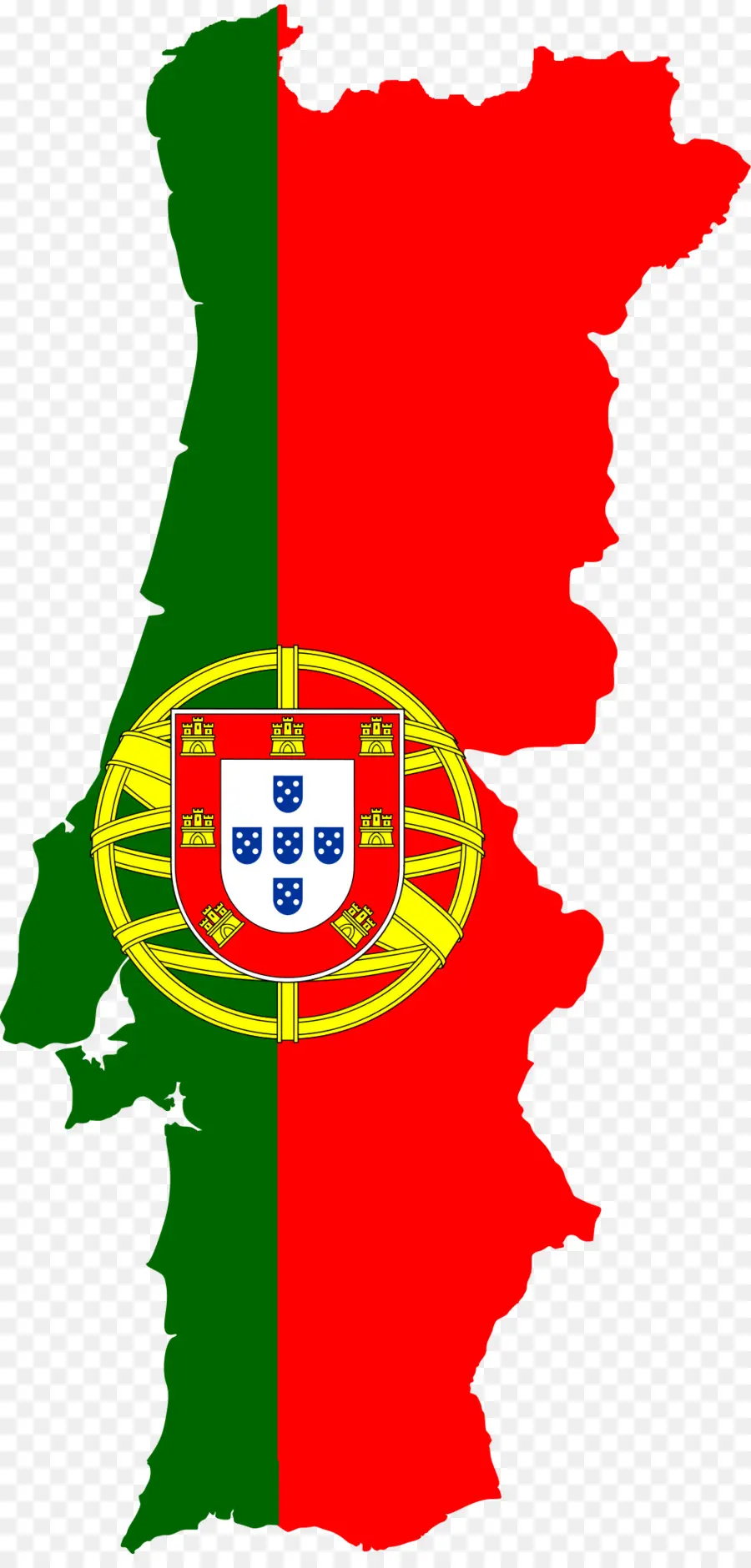 Mapa De Portugal，Bandeira PNG