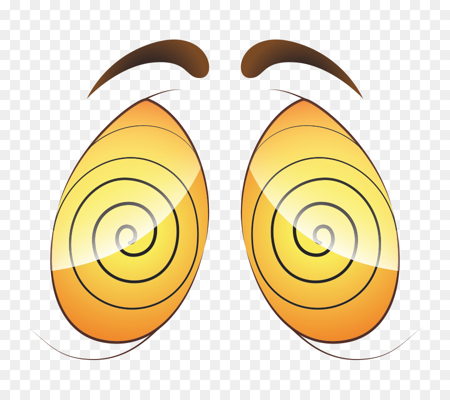 Olhos Espirais，Desenho Animado PNG