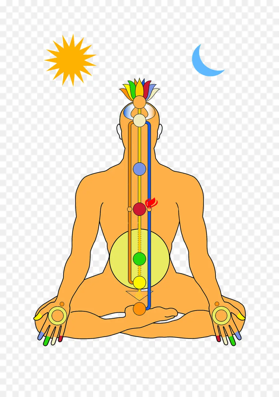 Diagrama De Chacras，Meditação PNG