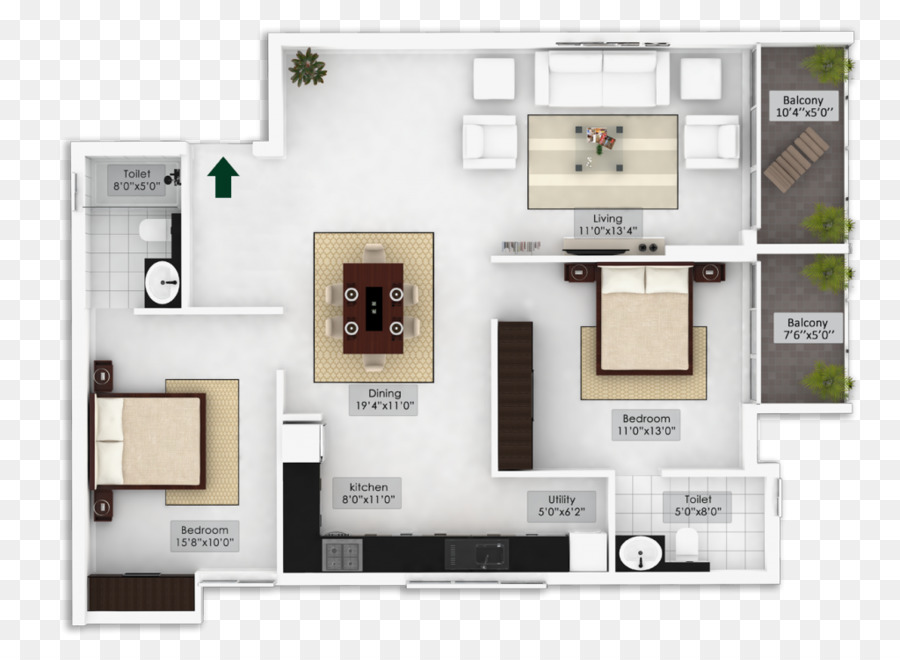 Northernsky Propriedades，Piso Plano PNG