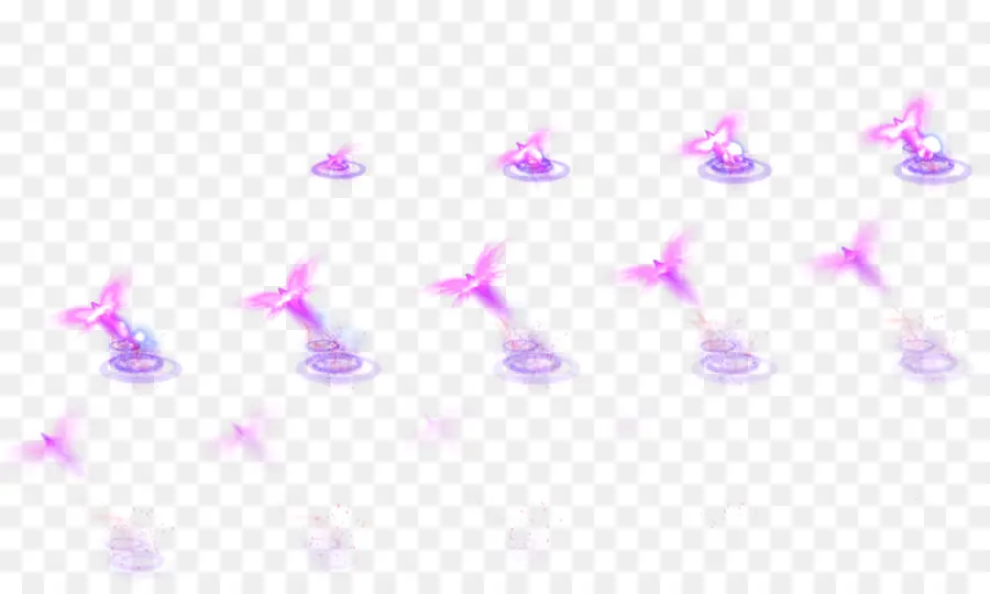 Efeitos Mágicos，Roxo PNG