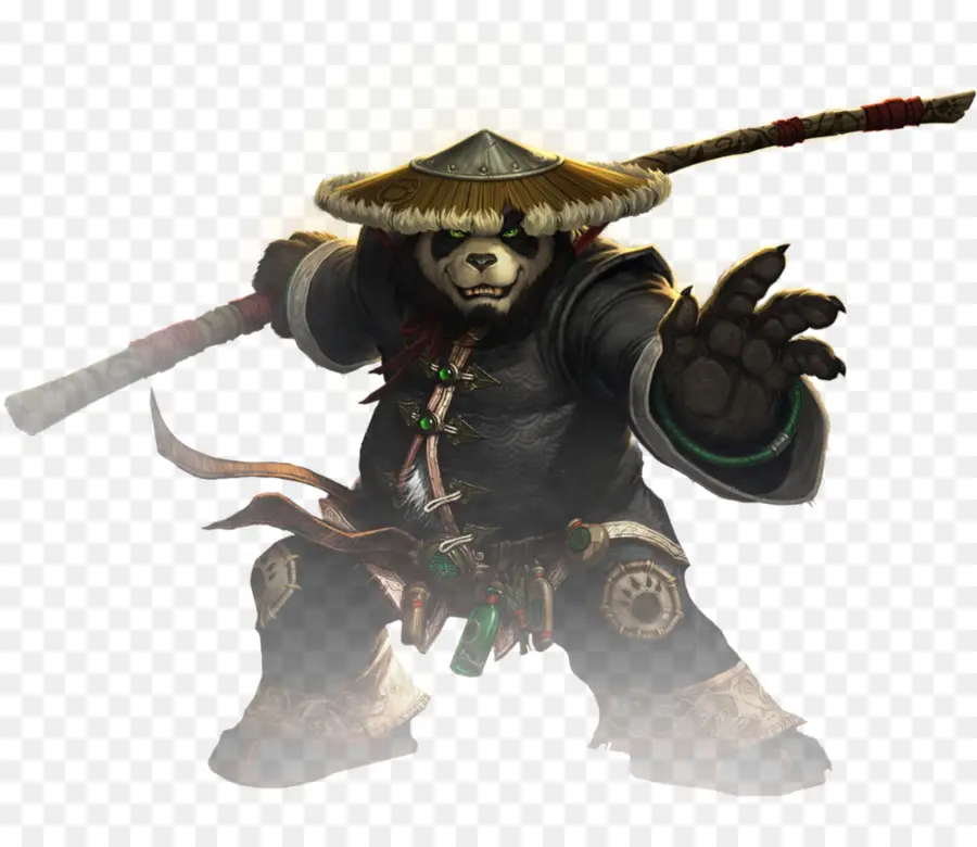 Guerreiro Panda，Fantasia PNG