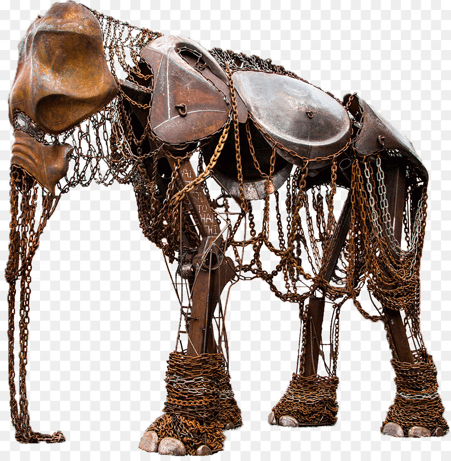 Escultura De Elefante，Metal PNG