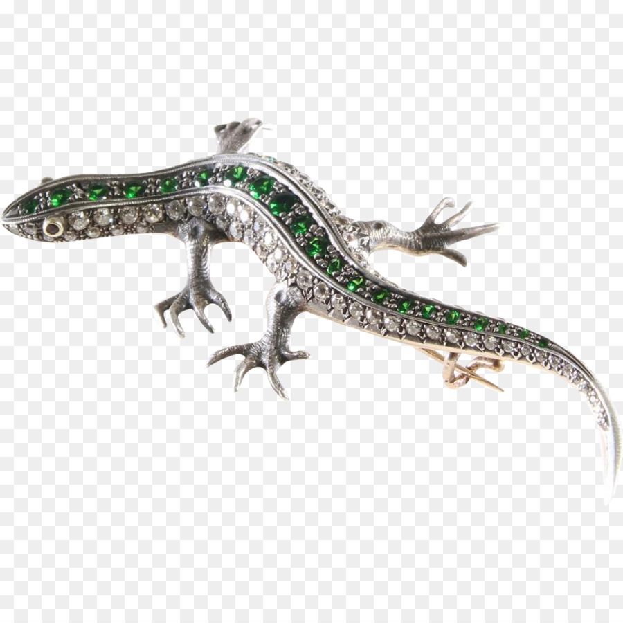 Broche De Lagarto，Verde PNG