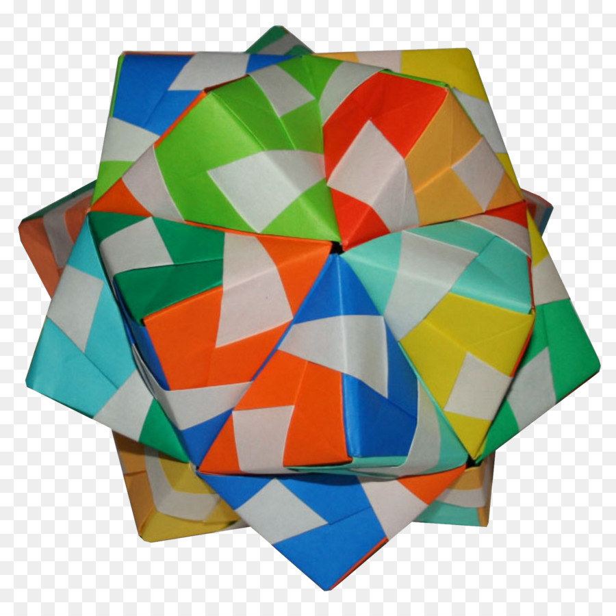 Origami Colorido，Papel PNG