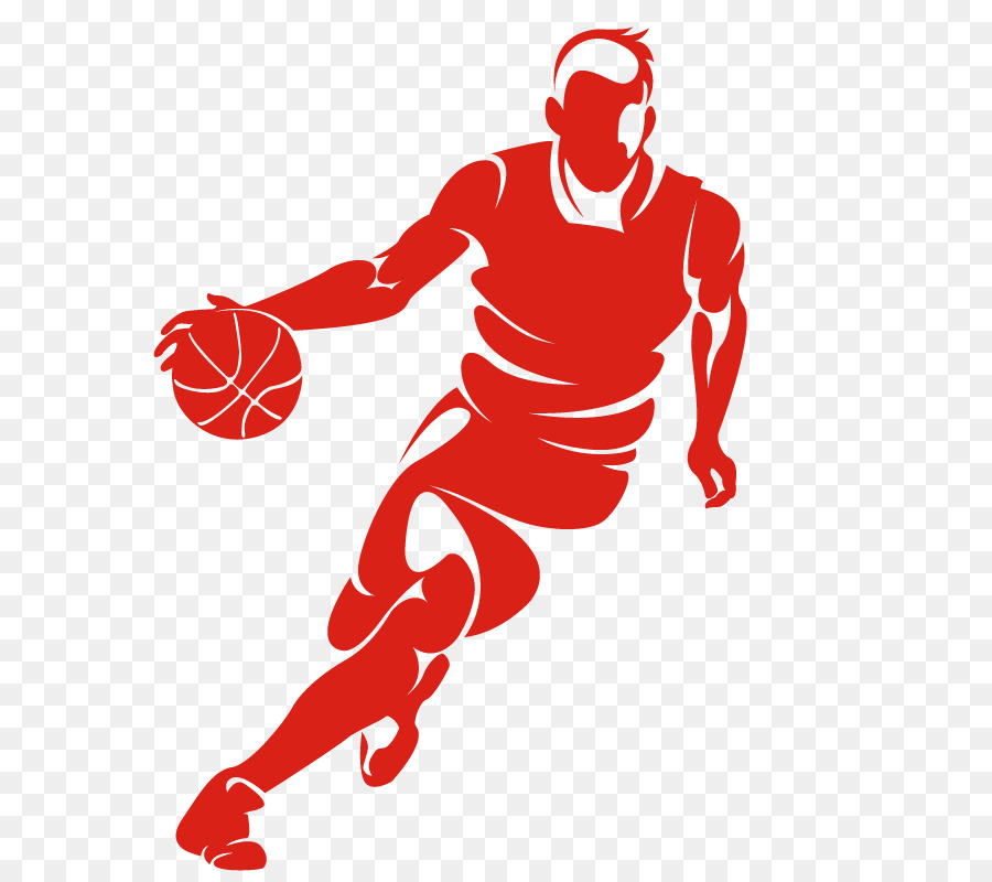 Jogador De Basquete，Vermelho PNG