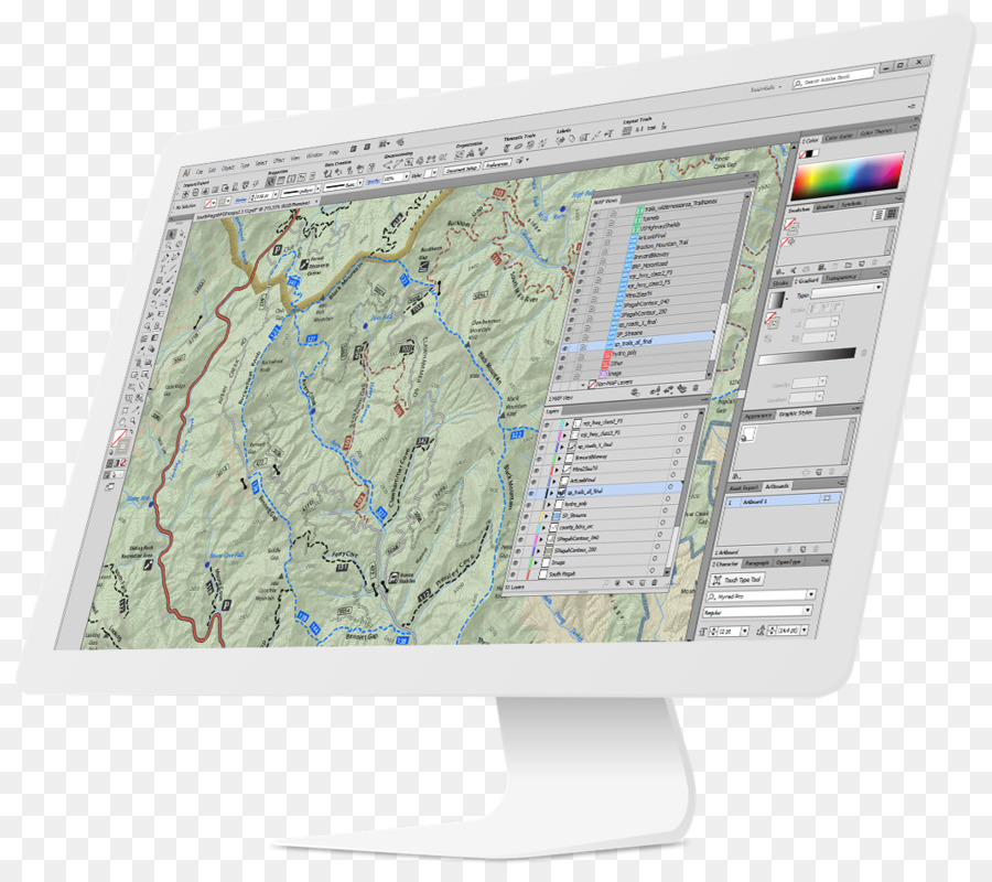 Software De Computador，Cartografia PNG