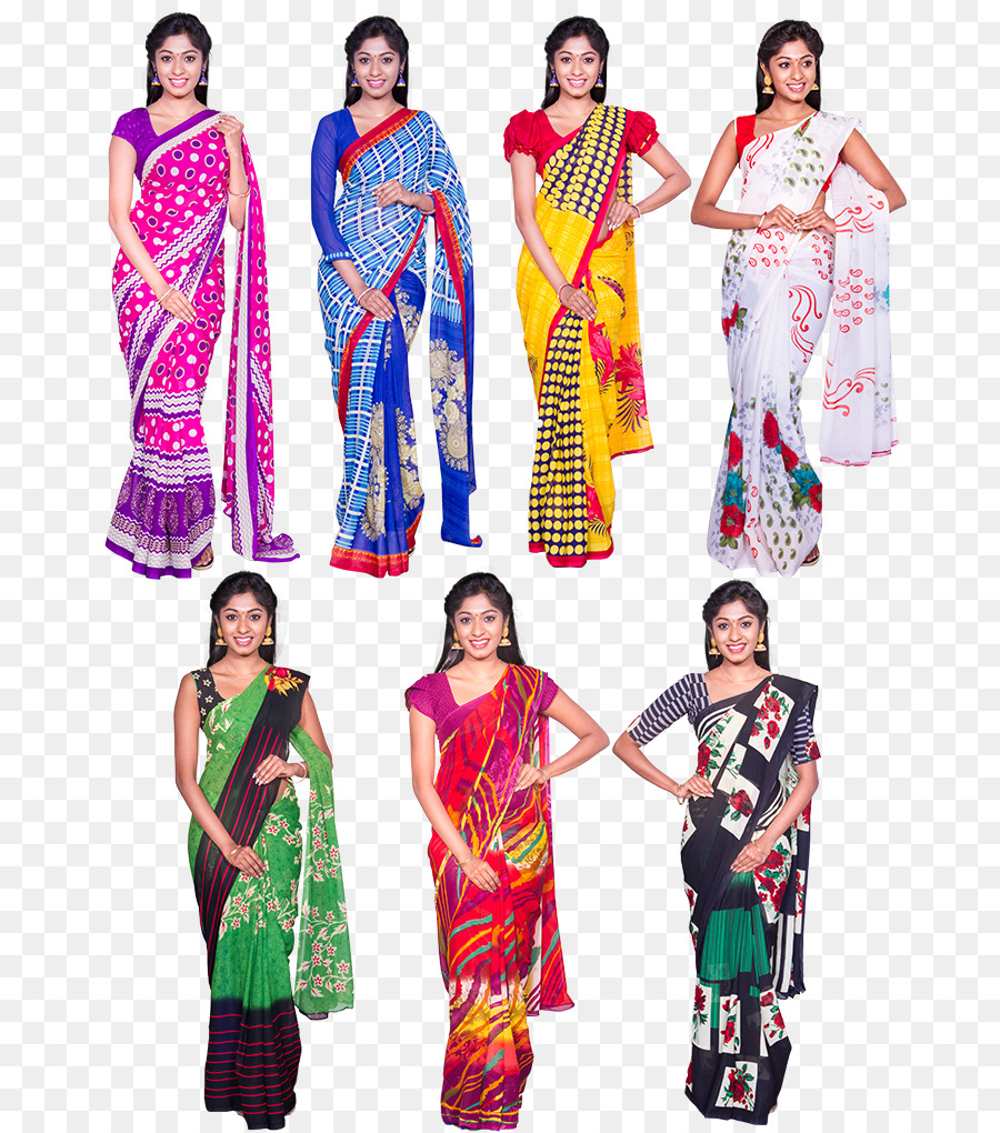 Mulheres Em Sarees，Tradicional PNG