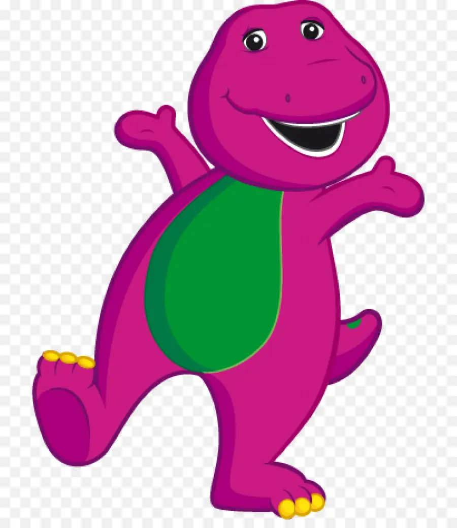 Dinossauro Roxo，Desenho Animado PNG