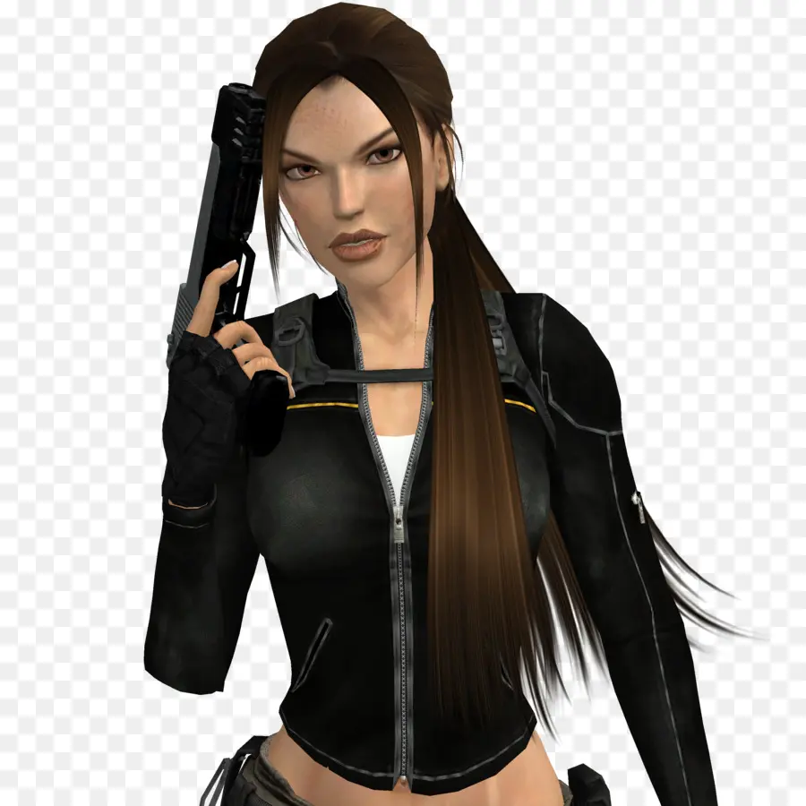 Personagem Feminina Com Arma，Pistola PNG