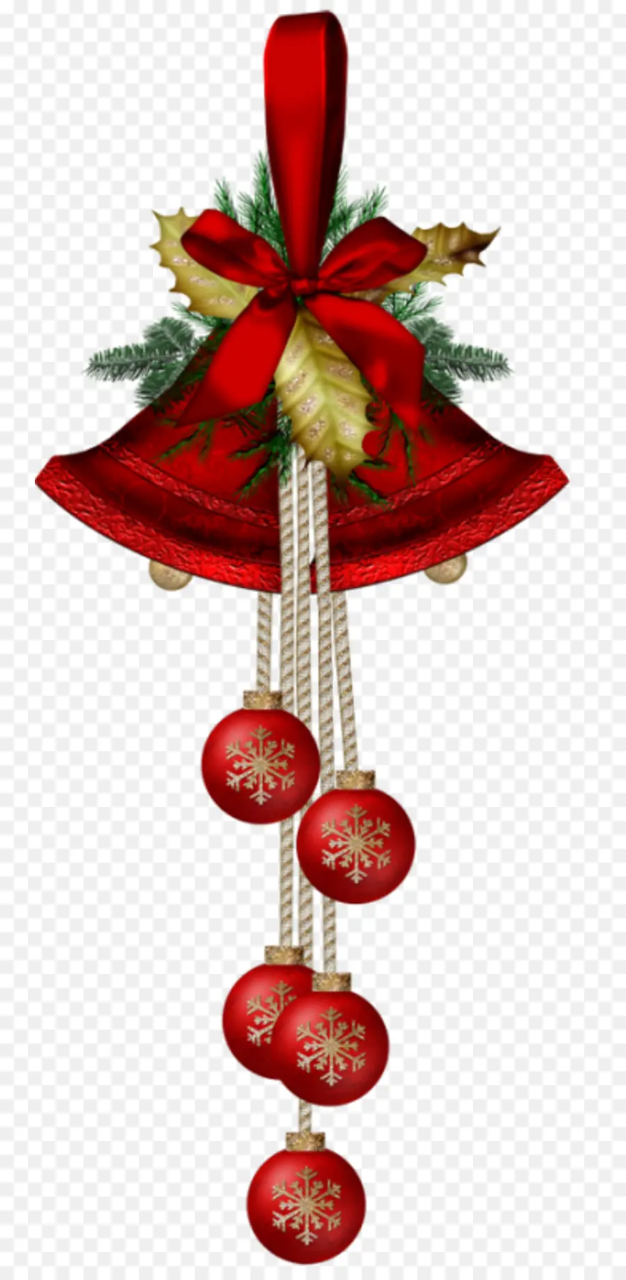 Sino De Natal Vermelho，Feriado PNG