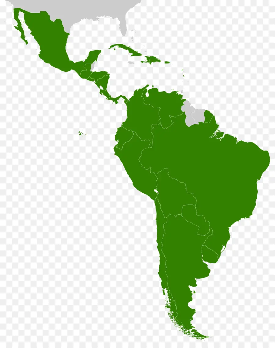 Mapa Da América Latina，Países PNG