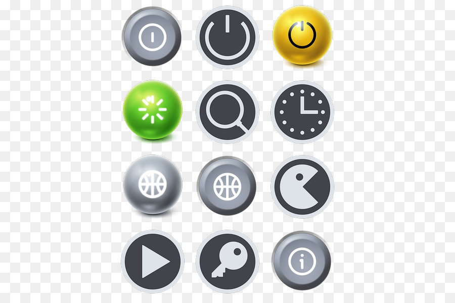 ícones Do Computador，Botão PNG