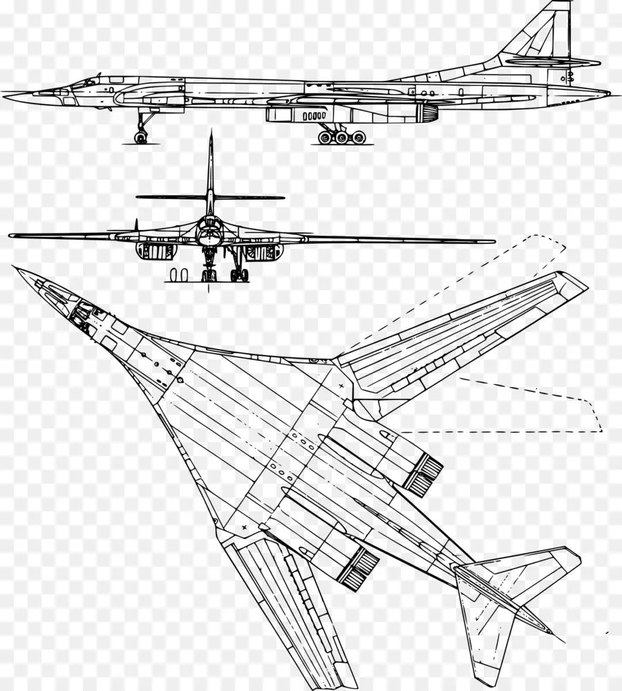 Tupolev Tu160，Tupolev Tu144 PNG