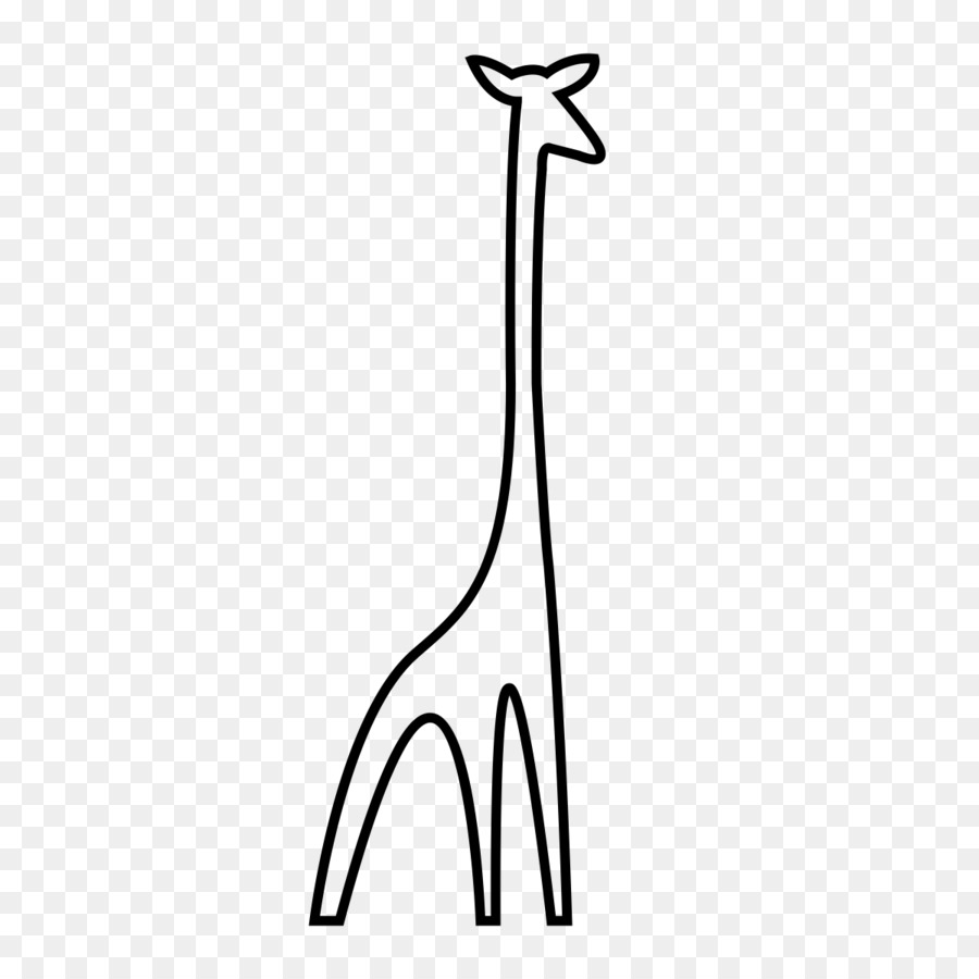 Desenho De Girafa，Animais Selvagens PNG