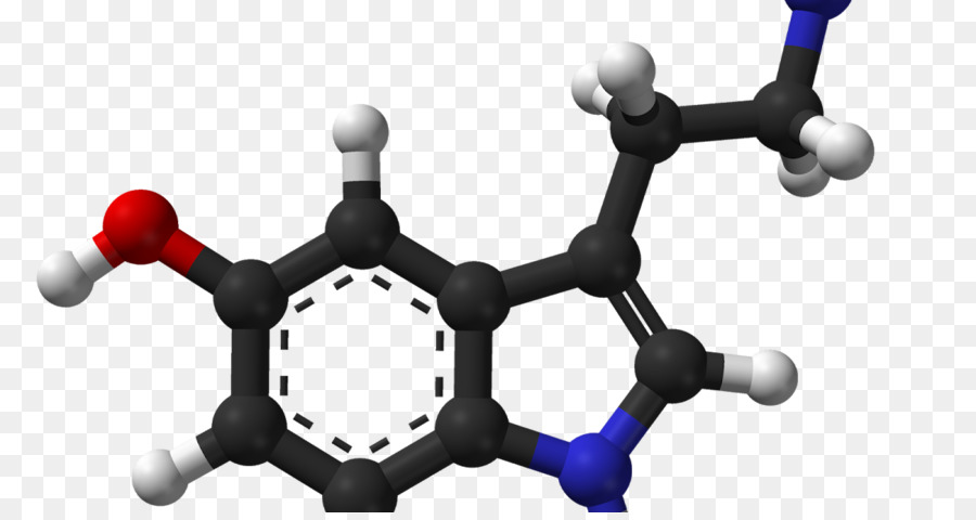 A Serotonina，Ballandstick Modelo PNG