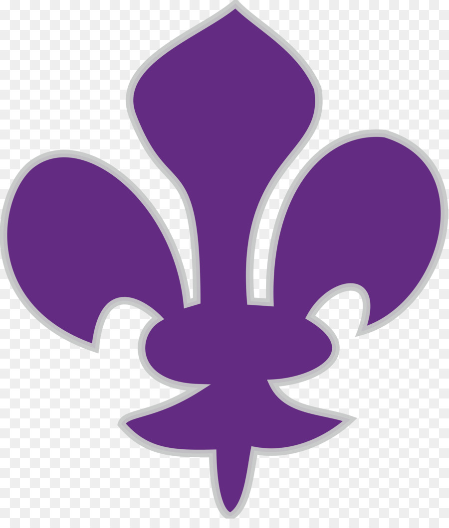 Fleurdelis，Roxo PNG