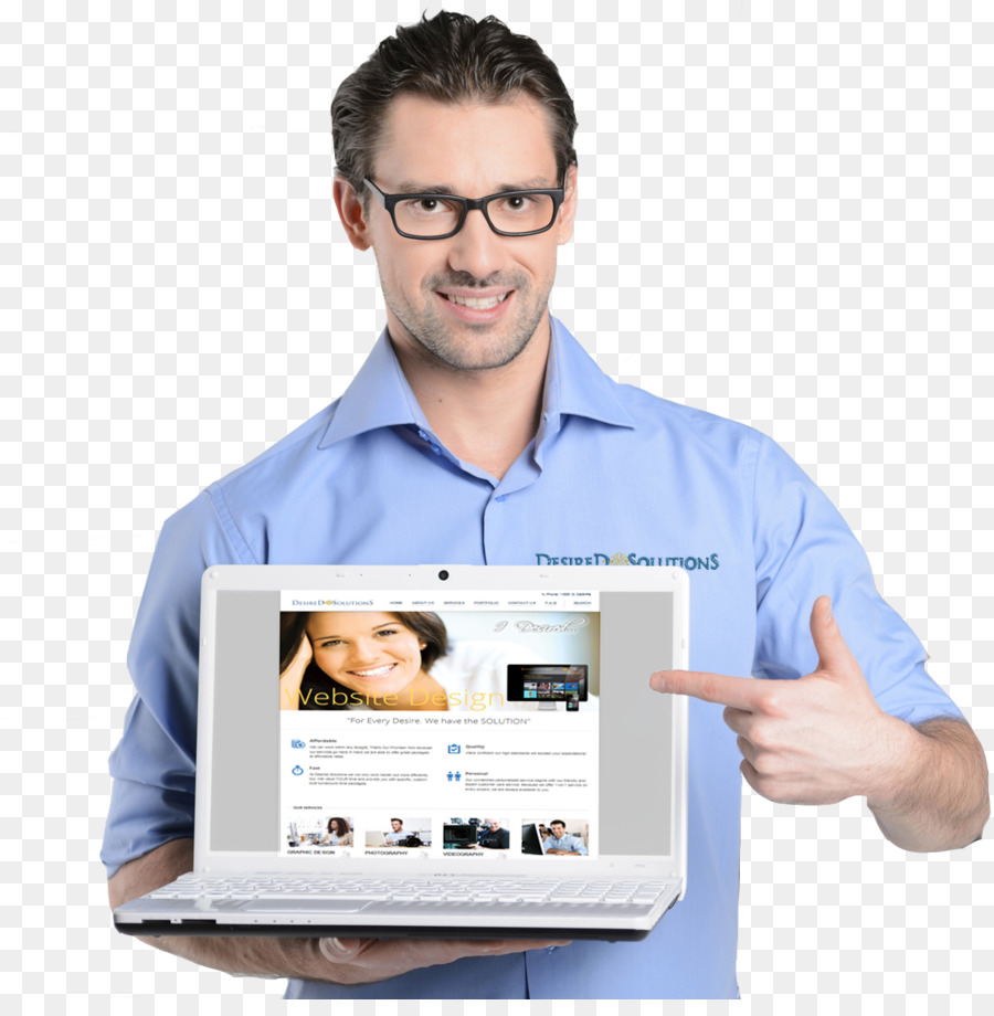 Homem Com Laptop，Computador PNG