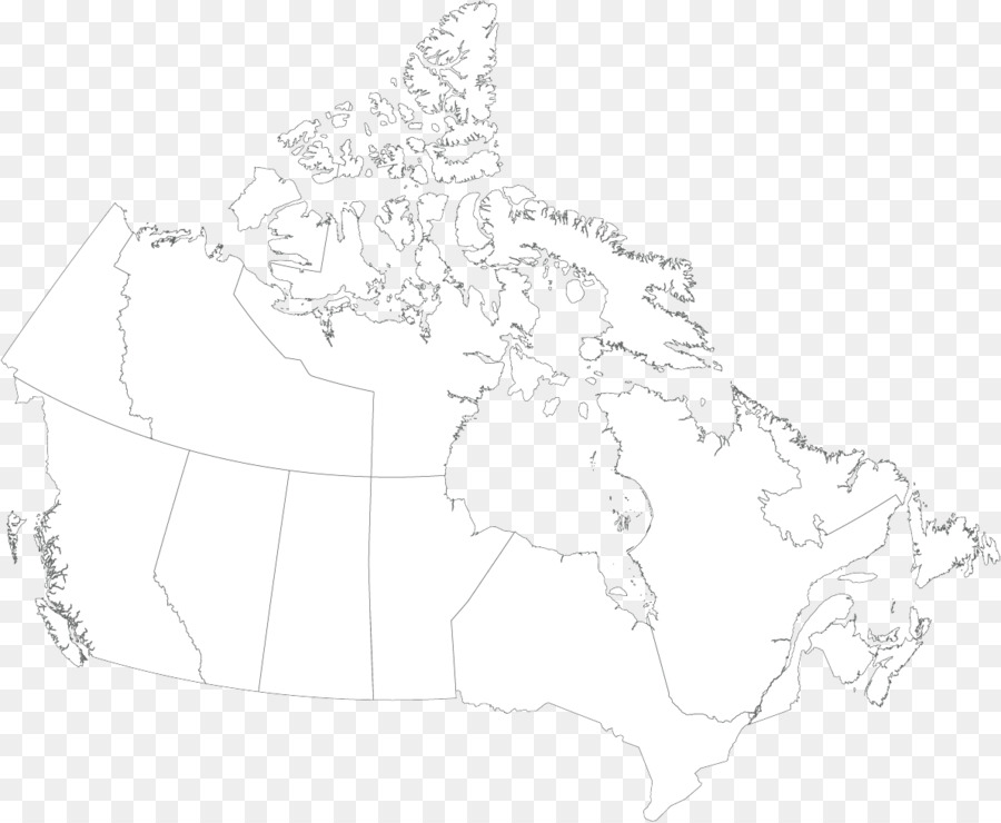 Mapa Do Canadá，Geografia PNG