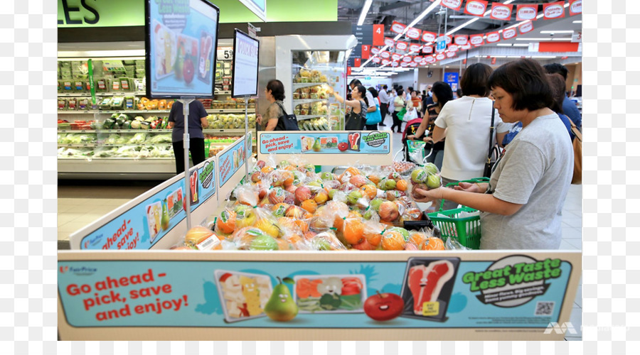 Ntuc Fairprice，O Desperdício De Alimentos PNG