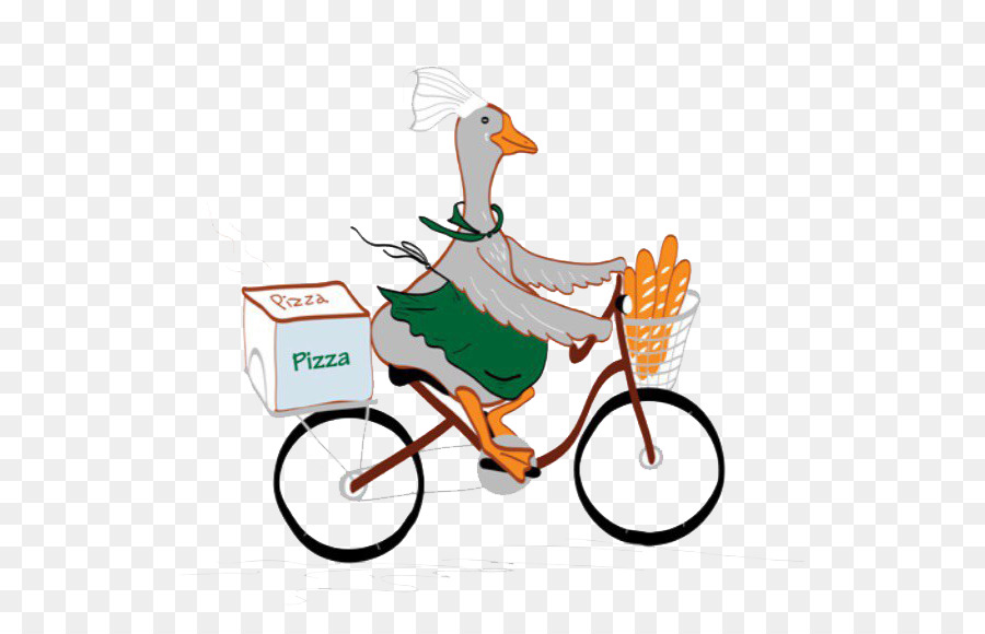 Pato Na Bicicleta，Pizza PNG