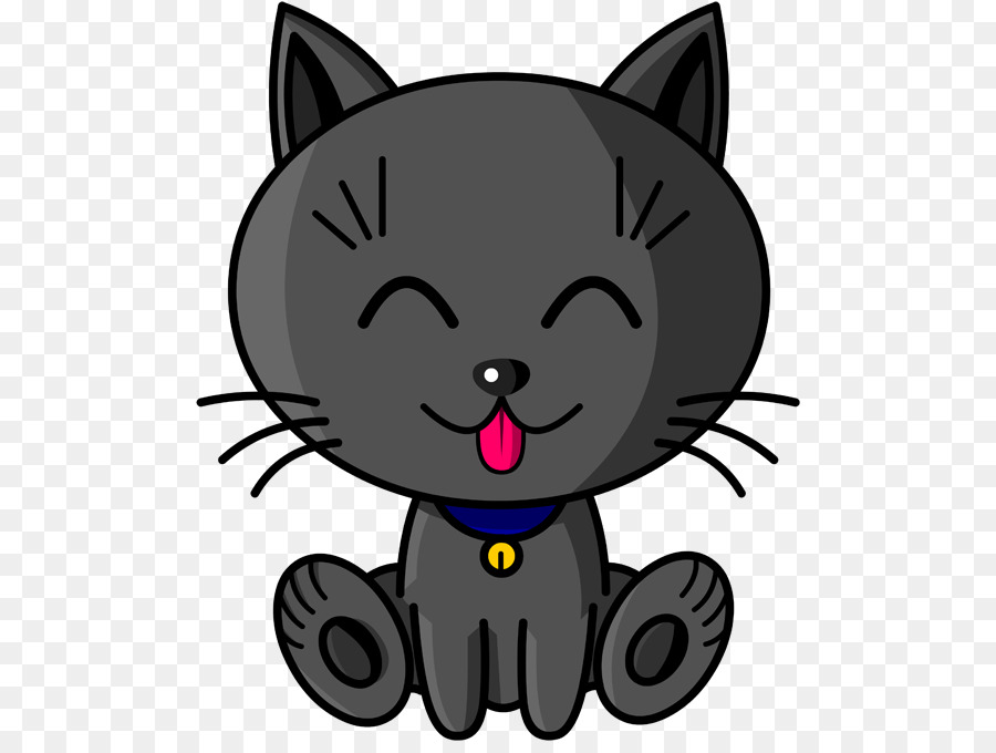 Gato Preto，Bonitinho PNG