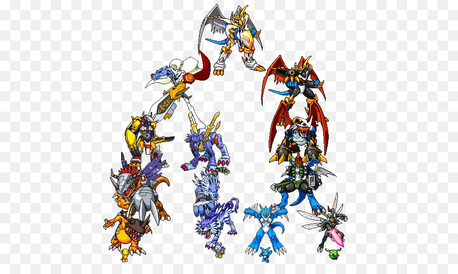 Personagens Digimon，Monstros Digitais PNG