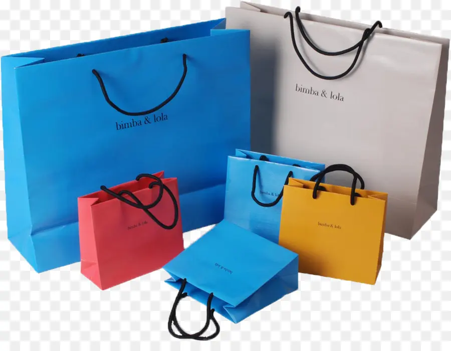 Sacolas De Compras，Colorido PNG