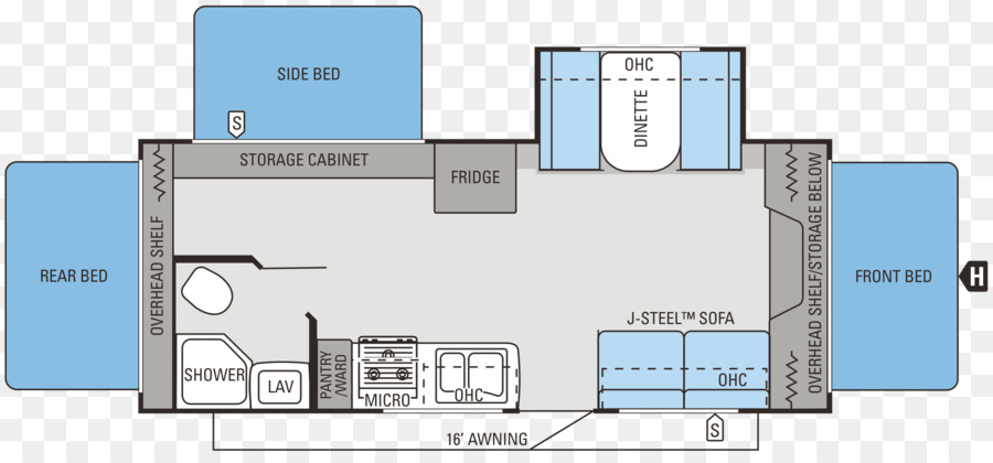 Layout De Trailer，Campista PNG