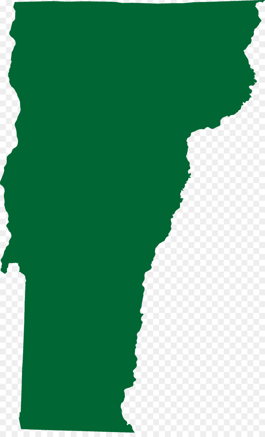 Mapa Vermont，Estado PNG