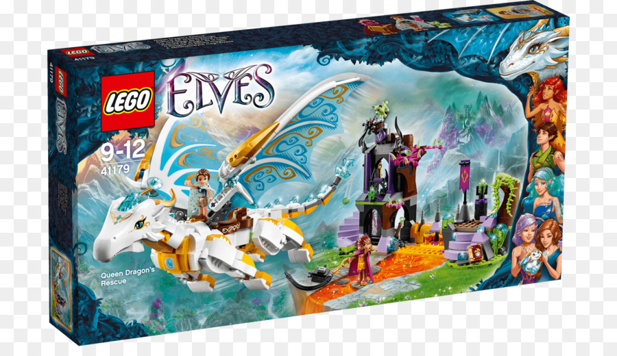 Lego 41179 Elfos Rainha Dragão Do Resgate，Amazoncom PNG