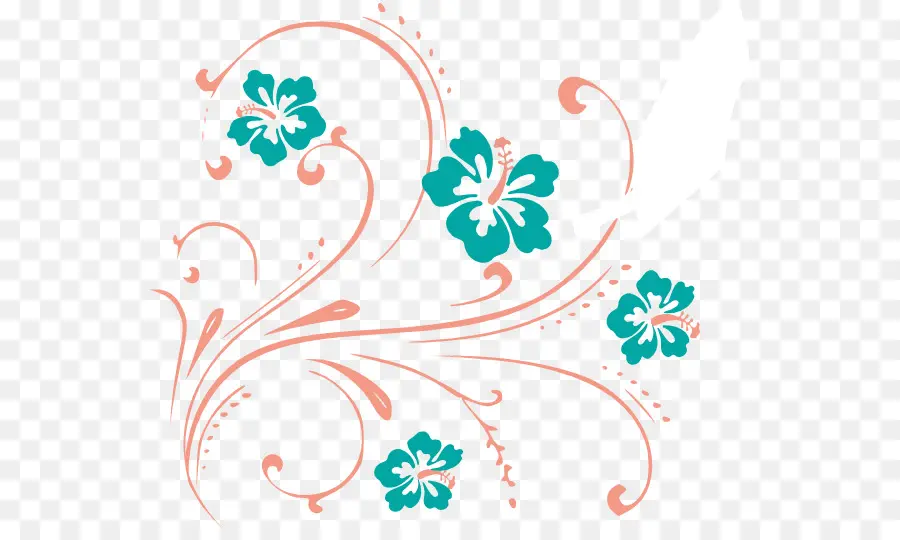 Desenho Floral，Flores PNG