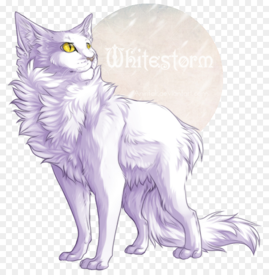 Gato Branco，Desenho Animado PNG