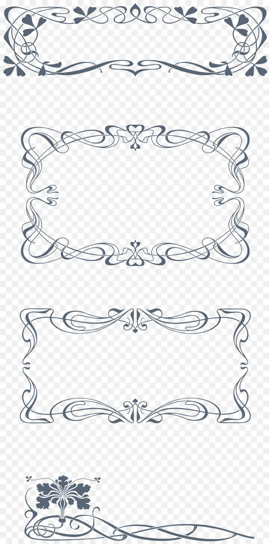 Molduras Decorativas，Ornamentado PNG