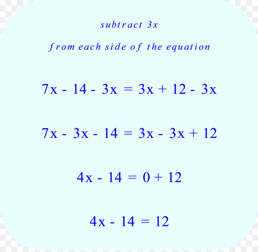 Etapas De Resolução De Equações，Matemática PNG