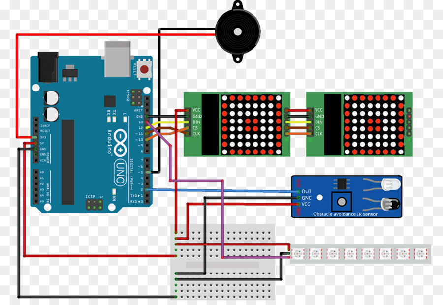 Circuito Arduino，Fiação PNG