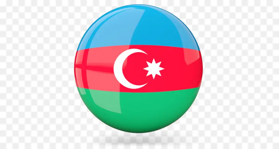 Bandeira Do Azerbaijão，Redondo PNG