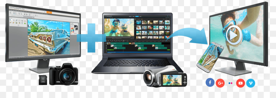 Monitores De Computador，O Corel Videostudio PNG