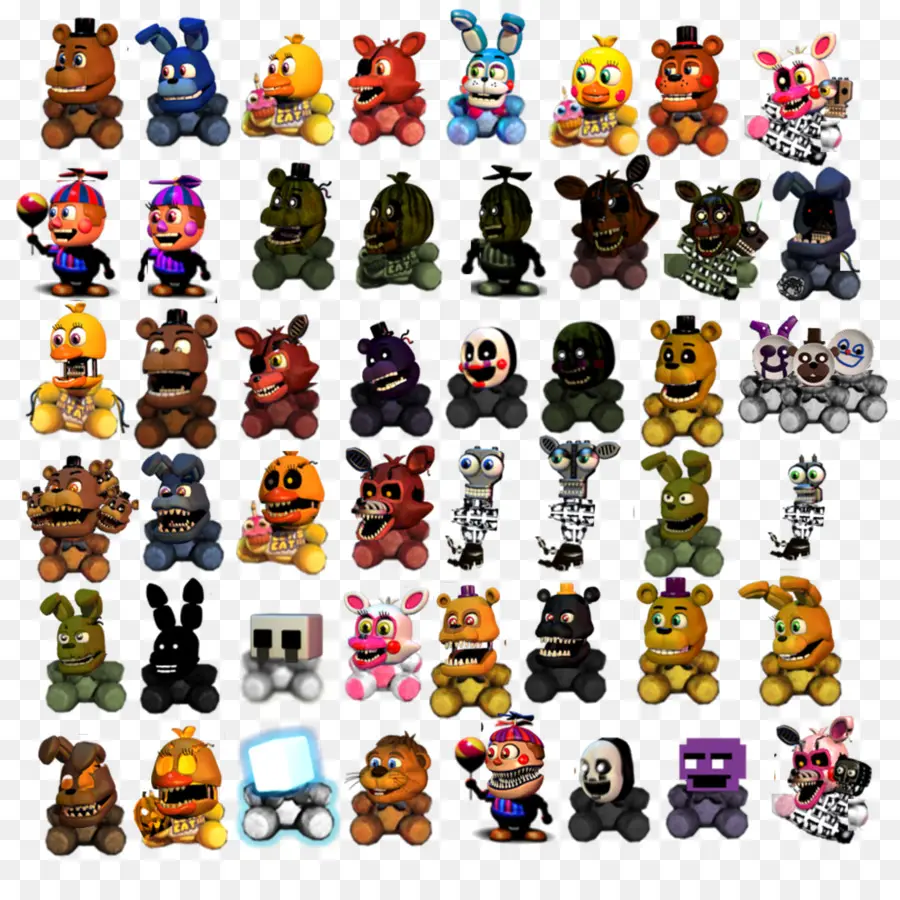 Personagens De Five Nights At Freddy's，Jogo PNG