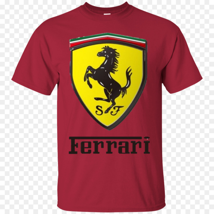 Camiseta Ferrari，Camisa PNG